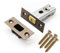 EAI Tubular Deadbolt for Bathroom | 76mm Case 57mm Backset | Antique Brass