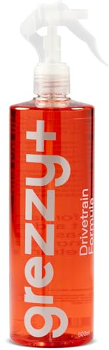 grezzy+ | Drivetrain 500ml | Desengrasante Cadena Bicicleta | Disuelve Grasa Sin Dañar Materiales | Limpiador Cadena Bicicleta, Cassetes y Platos | Quita Grasas Biodegradable y Seguro | Degreaser Bike