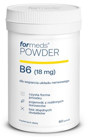 ForMeds - POWDER Vitamina B6-18mg por porción - Para apoyar el sistema nervioso - 60 porciones