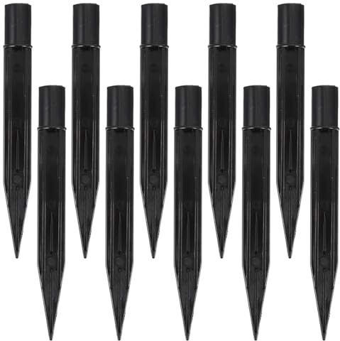 CIYODO 10 Pz Picchetti Di In Plastica Picchetti Per Luci Sostituzione Per Luci Parti Per Giardino Accessori Per Pali Di Lampade Da Giardino