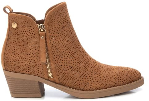 XTI - Botín Mujer Camel - Calzado Cómodo y Versátil - Moda casual - Modelo 14388602 (Talla 38)