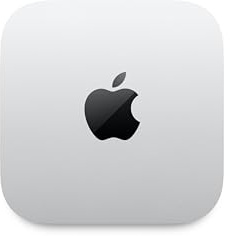Apple 2024 Mac Mini med M4-Chip med 10-Kärnig CPU, 10-Kärnig GPU (16GB RAM, 256GB SSD Kapacitet) Silver (Renoverad)