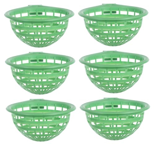 Gatuida 6pièces Lot de Nichoirs Suspendus pour Perroquets Bols Incubation Plastique pour Pigeons et Nids Œufs pour Perruches et Canaris
