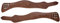 Berkemann Unisex Wechselriemen Original-Sandale Holzschuh, Dunkelbraun, 33 EU