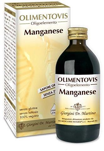 Dr Giorgini Integratore Alimentare, Manganese Olimentovis Liquido Analcoolico - 200 ml