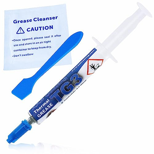 AABCOOLING Thermal Grease 3 - 3,5g Värmeledningsförmåga 8,5 W/mK, Extremt Kylning, Kylpasta för alla CPU-Kylare, GPU, Kylflänsens, Kvalitets-Värmeledningspasta,Termisk sammansatt pasta, Kylfläns, Heatsink-pasta, värmeledningsmaterial, Lång hållbarhet