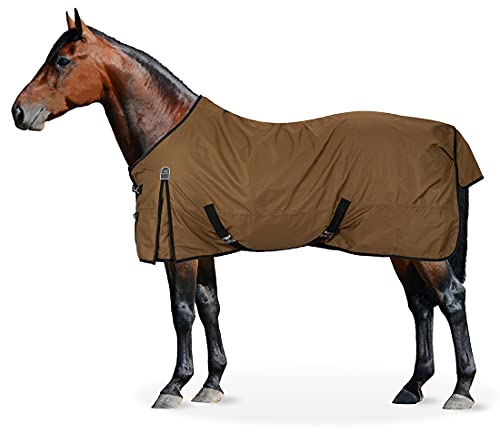 Equinate Regendecke Springfield Weidedecke mit Fleece 145cm Bronze