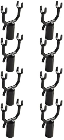 Helilyco 8 estacas de soporte de ramas de árbol de metal, ajustables en forma de Y, para plantas inclinadas, arbustos frutales y viñedos, accesorios de jardín resistentes a la intemperie