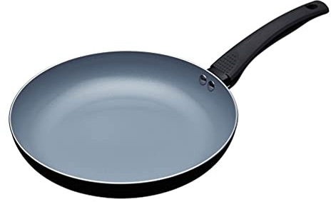 MasterClass Eco Induction Sartén con antiadherente PTFE, PFOA y BPA Free, Aluminio / Hierro, Negro / Azul, 26 cm