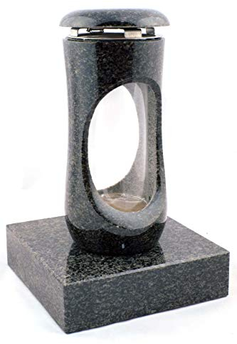 designgrab Design small Grablampe mit Sockel aus Granit Nero Impala/Astor anthrazit