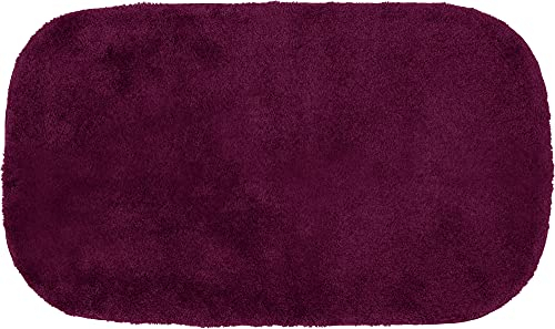 Erwin Müller Badematte, Badteppich Kefalonia rutschhemmend Beere Größe 50x80 cm - für Fußbodenheizung geeignet, dichter, Flauschiger Floor (weitere Farben, Größen)