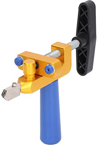 YWBL-WH Kit D'Outils À Main Coupe-Carreaux De Verre Ouvre-Carreaux Manuel Pince À Briser Le Verre Kit De Coupe en Céramique avec Lames en Alliage,Couteau Utilitaire/Cutter