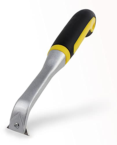 Topbidetec Grattoir à peinture triangulaire robuste en carbure de tungstène pour enlever la peinture, le bois, les adhésifs - Modèle TP1503