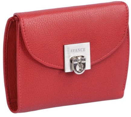 AVANCO Leder Damenbörse Damen Börse 23- (90A) Portemonnaie Geldbeutel Portmonee Portmonai Geldbörse Neu