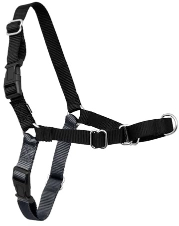 PetSafe Easy Walk - Arnés para Perro sin tirones, el Mejor arnés para Ayudar a Dejar de Tirar, Toma el Control y enseña Mejores Modales con la Correa, Ayuda a Evitar Que Las Mascotas tiren en Paseos