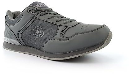 Mens/Womens Lawn Bowling Shoes Lawn Bowls Shoes Lawn Bowls Trainers Ladies Bowling Trainers Ladies Bowls Trainers Lawn Bowling Trainers Lace Up Sizes 3-12 Grey 8 UK