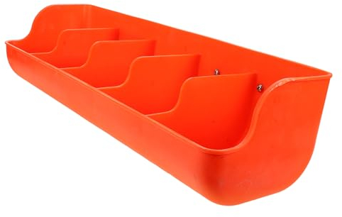 KONTONTY 1 Satz Ferkelfuttertrog schafe futterkrippe Ziegentrog Kalb Schweinefuttertrog Futterautomat für Schweine Hühnerfutter Futtertrog Eimer Mehrere Steckplätze Futtertank Heu Zubringer