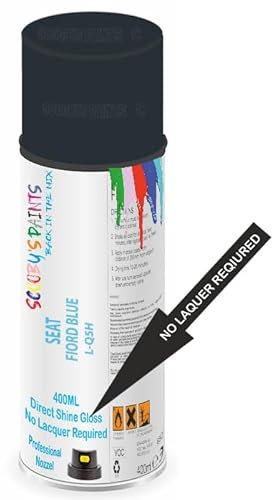 SCOOBYS PAINTS BACK IN THE MIX Direct Gloss Aerosol Spray Paint For Seat Magnetic Tech Code: Ln7H No Lacquer Required