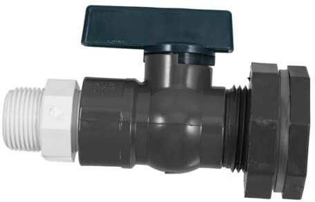 Toyvian Parte per Serbatoio Kit Rubinetto per Serbatoio Raccordo Paratia Inclusa Compatibile Barili per Piovana Serbatoi Sistemi Irrigazione