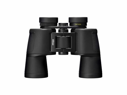 Nikon ACTION 8x42 Binocolo con prismi di Porro, trattamento multistrato e ampio campo visivo Black BAA970WA