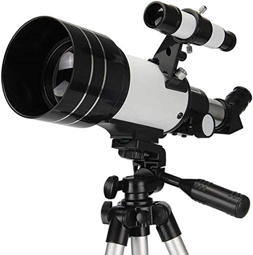 Kikare för vuxna Teleskop, astronomisk refraktor med 70 mm bländaröppning med justerbart stativ och smartphoneadapter Astronomisk nybörjare