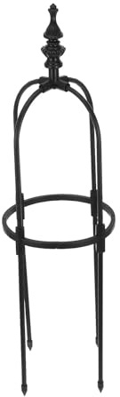 POPETPOP Enrejado de Acero Inoxidable de Obelisco para Plantas Trepadoras Base Segura y Diseño Elegante Adecuado para Jardín y Terraza