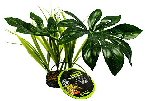 Komodo Jungle Canopy, Habitat Decor, Artificial Plant for Reptile, Reptile Plant, Terrarium Plant, Vivarium Plant, 1 Count (Pack of 1)