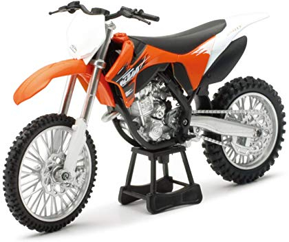 NewRay 44093 Motor KTM SX 2011 1:12 Miniatuur, Orange