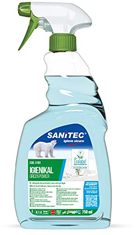 SANITEC igiene sicura Green Power Scioglicalcare, Spray 750 Ml