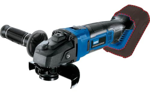 Draper 89521 Storm Force® 20V 115mm Angle Grinder - Bare, Blue