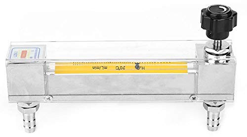LZB-3 flytande flödesmätare, glasrör typ vattenflödesmätare, vattenmätare med hög noggrannhet 10–100 ml/min intervall, 5,31 x 3,15 x 1,1 tum. (10–100 ml/min)