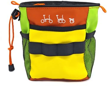 Borsa termica leggera per bicicletta, con cuciture rinforzate, tessuto abrasivo, borsa riflettente per manubrio da ciclismo