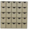 Decopatch Décopatch HD018O kleine Regal mit 25 Schubladen aus Pappmaché, Adventregal, 5 x 25 x 25 cm, zum Verzieren Kartonbraun