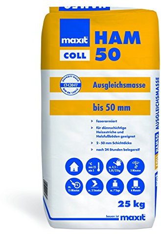 maxit coll HAM 50 - Holzausgleichsmasse, 25 kg