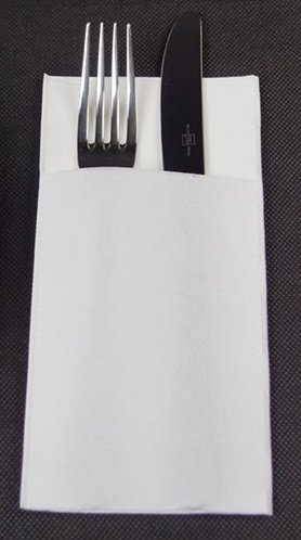 Chiner - Servilleta Canguro Punta Punta 40 * 40 - Caja 960 unds. (Blanco)