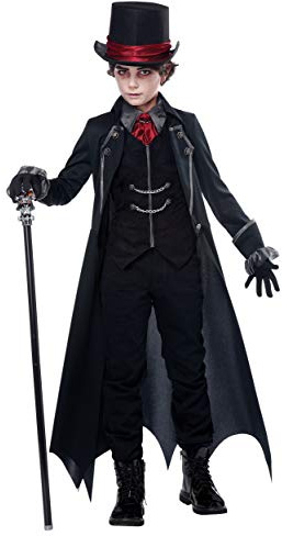 California Costumes Boy's Gothic Vampire Costume X-Large Black/Wine