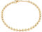 Mevecco Gold Beaded Bracelets,18K Gold Plated Handmade Cute Satellite Diamond Cut Oval and Round Beads Rope Chain Dainty Bracelet for Women