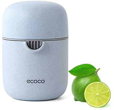 ZWCEGND Lemon Squeezer Simple Manual Citrus Orange Juicer Small Portable Lime Juicer Cup with Two Ways of Use for Different Fruits