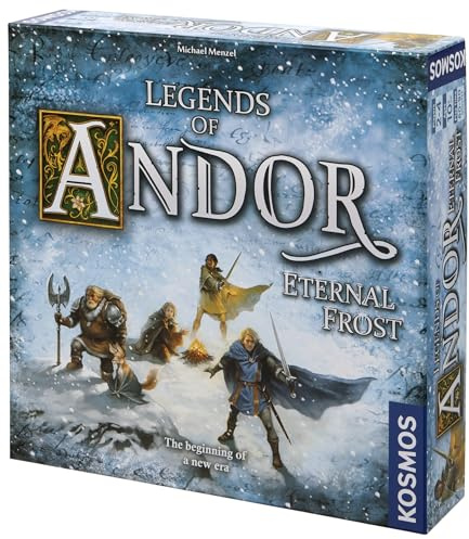 Thames & Kosmos Legends of Andor: Eternal Frost, Strategy Game, Cooperative Board Games for Game Night, Family Games for Adults and Kids, For 2 to 4 Players, Age 10+, Blue