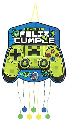 OH YEAH - Piñata d'anniversaire - Décoration de fêtes pour enfants garçon et fille - Grandes pommes de pin à remplir avec des jouets et des friandises - Facile à remplir