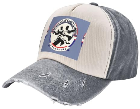 Casquette de baseball rétro au design taekwondo, casquettes de baseball décontractées, chapeaux de cowboy, mode et fonctionnalité, Design taekwondo, Taille unique