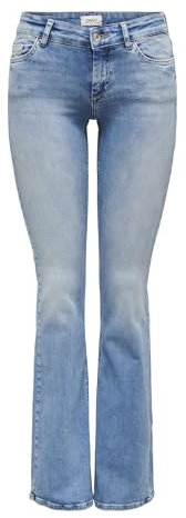 ONLY Female Flared fit Jeans ONLBLUSH Niedrige Taille Flared Jeans