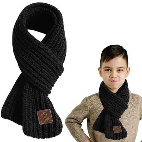 YueJieSelected schal kinder jungen (Schwarz)