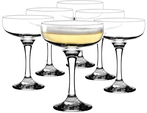 Sendez Lot de 6 verres à martini - 170 ml - Bol à cocktail