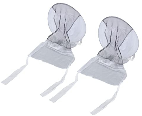 Haofy Cappello da Apicoltore 2 Pezzi con Rete Traspirante per 2-4 Persone Design con Collo Elastico vestibilità Protezione per Apicoltura per Uso Esterno, Battute di Pesca, Avventure