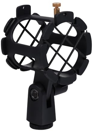 BESPORTBLE Soporte Micrófono Suspensión Antivibración Clip Ajustable para Transmisión y Grabación Ligera y Portátil para Uso en Exteriores