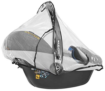 Maxi-Cosi Regenschutz für Babyschale Rock Pebble Pebble Plus Cabriofix und Citi SPS, transparent