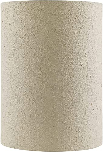 Aspen Creative 31286A Transitional Drum (Cylinder) Shape Spider Construction Lamp Shade in Tan 8 wide (8 x 8 x 11)