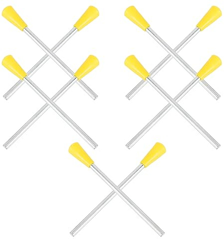 10pcs Triangle Iron Mallet Percussion Sticks for Musical Instruments Strikers for Beginners for Preschool Teaching and Rhythm Activities