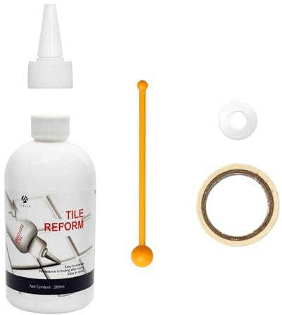 Pintura Blanca para Juntas de Azulejos, 280 ml Pintura para Azulejos Baño, Limpia Juntas Baldosas, Lechada para Juntas Suelo, Mortero de Rejuntado Blanco para Rellenar y Reparar Azulejos